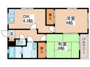 スプリングリッチの物件間取画像